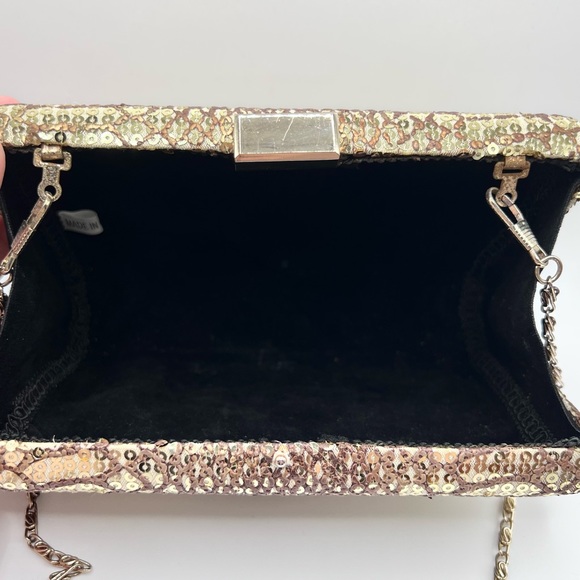 Tasha from Nordstrom Gold Sequin Evening Clutch - Picture 9 of 13